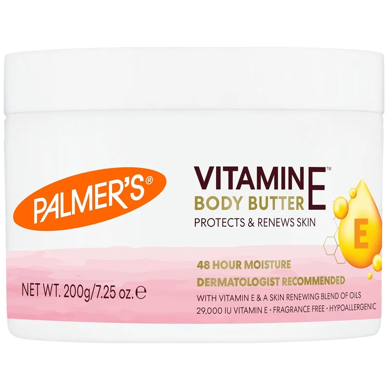 Palmer's Natural Vitamin E Body Butter 48 HR Moisture - Dermatologist Recommended - 7.25 oz