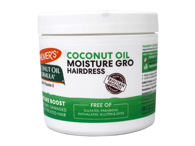 Palmer's Coconut Oil Moisture Boost Gro Hairdress Jar Restores dry damaged or Color treated Hair - 5.25 oz (155ml)