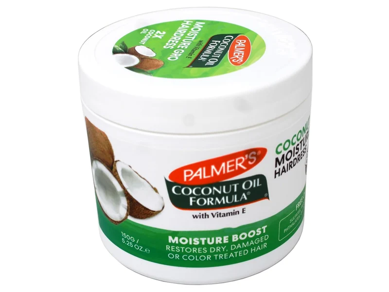 Palmer's Coconut Oil Moisture Boost Gro Hairdress Jar Restores dry damaged or Color treated Hair - 5.25 oz (155ml)