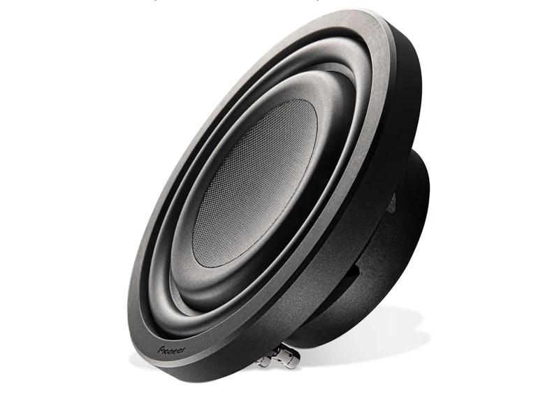 Pioneer TS-Z10LS4 10” Oversized Subwoofer, Shallow Design, Easy Installation and Flexible Fit, 1300 Watts Peak Power, Single 4 Ohms Voice Coil for Deep, Enhanced Bass Response