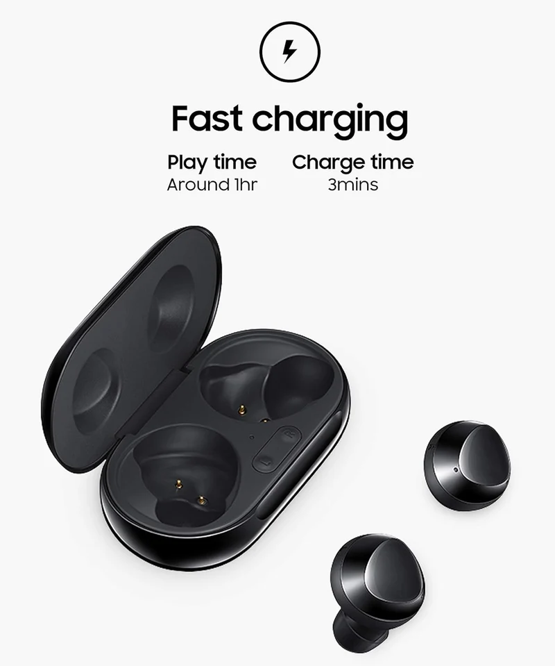 Samsung Galaxy Buds+ True Wireless Earbud Headphones - Black (Renewed)