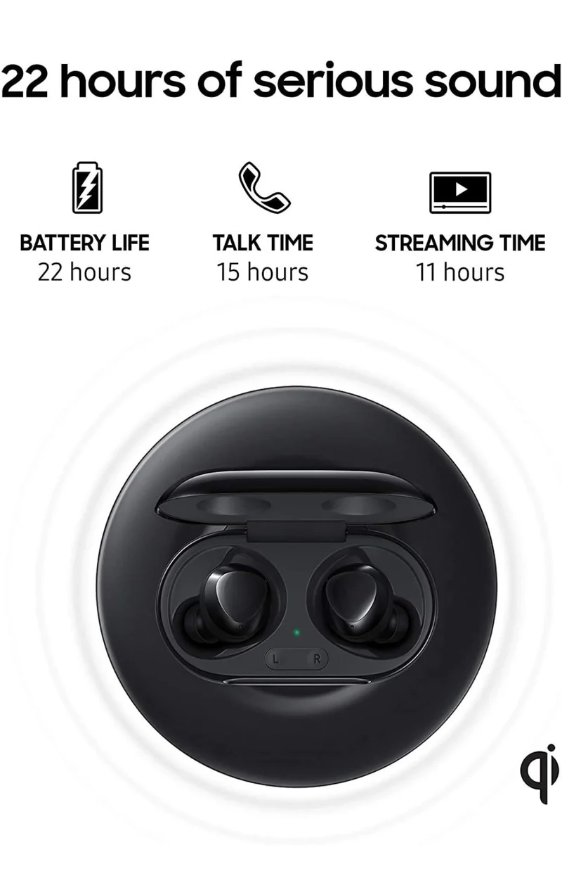 SAMSUNG Galaxy Buds Plus, True Wireless Earbuds Bluetooth 5.0 (Wireless Charging Case Included), Black – US Version