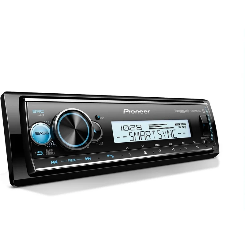 Pioneer MVH-MS512BS Single Din Bluetooth Marine Stereo with Amazon Alexa and Corrosion-Resistant Design