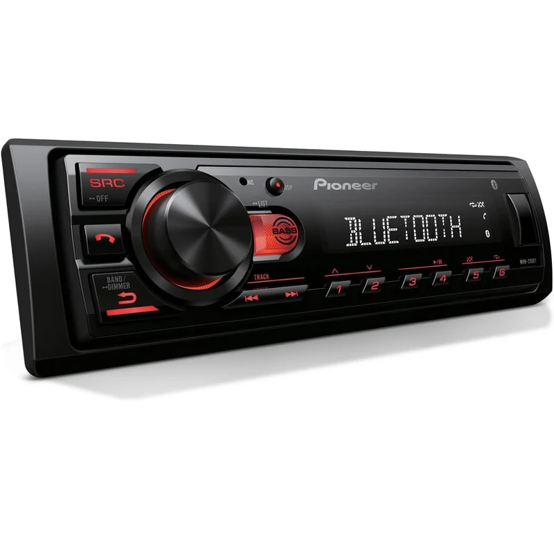 Pioneer MVH-S230BT Bluetooth Car Stereo with USB Inputs, Smartphone Connectivity, Hands-Free Calling