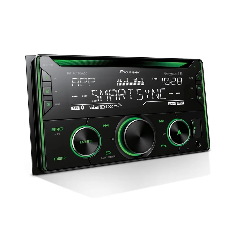Pioneer FH-S722BS Double Din Bluetooth CD Receiver – Built in Bluetooth, USB/AUX Inputs, Pioneer Smart Sync, Hands-Free Calling, Enhanced Car Audio