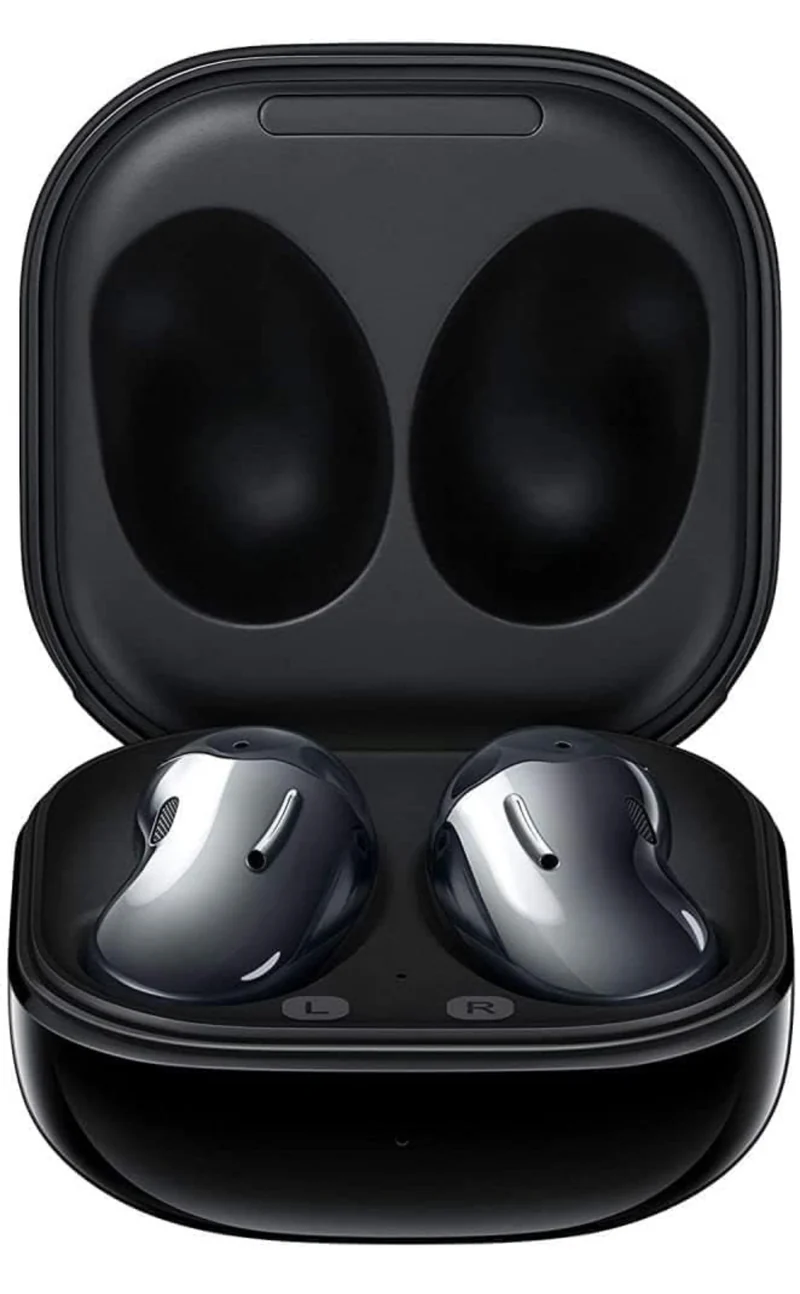 SAMSUNG Galaxy Buds Live True Wireless Earbuds US Version Active Noise Cancelling Wireless Charging Case Included, Mystic Black