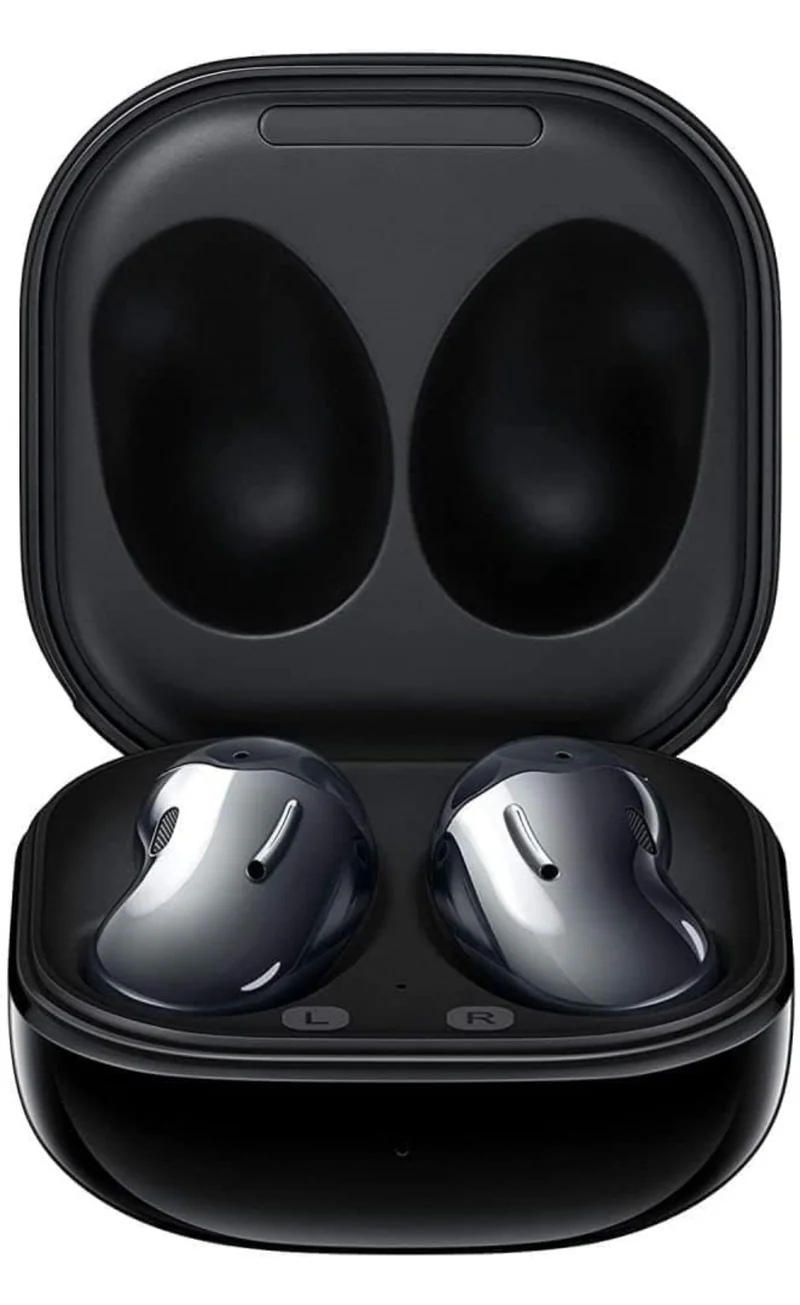 SAMSUNG Galaxy Buds Live True Wireless Earbuds US Version Active Noise Cancelling Wireless Charging Case Included, Mystic Black