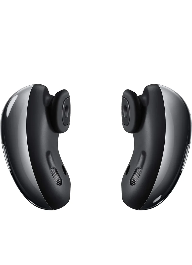 SAMSUNG Galaxy Buds Live True Wireless Earbuds US Version Active Noise Cancelling Wireless Charging Case Included - Mystic Black