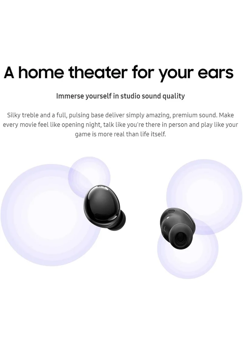 SAMSUNG Galaxy Buds Pro R190 Bluetooth Earbuds True Wireless, Noise Cancelling - BLACK