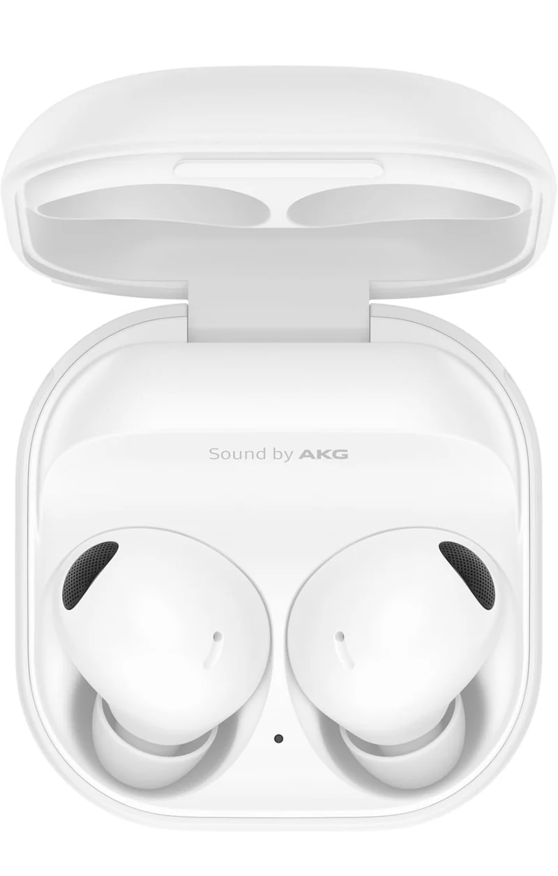 SAMSUNG Galaxy Buds 2 Pro True Wireless Bluetooth Earbuds, Noise Cancelling Comfort Fit In Ear, HD Voice, IPX7 Water Resistant, White (Renewed)