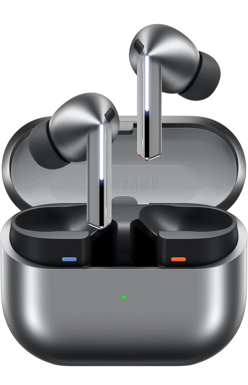 Samsung Galaxy Buds 3 Pro AI True Wireless Bluetooth Earbuds, Noise Cancelling, Sound Optimization, Redesigned Comfort Fit, Silver [US Version, Amazon Exclusive, 2Yr Warranty] Amazon's Choice