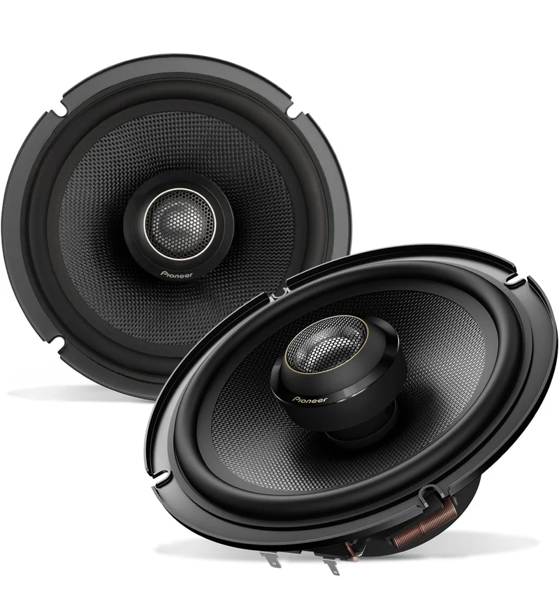 Pioneer TS-Z65F, 2-Way 6.5 INCHES Coaxial Car Audio Speakers, Full Range, Open & Smooth Sound Quality, Easy Installation and Enhanced Bass Response - Black