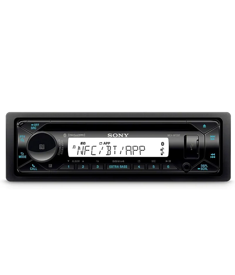 Sony MEX-M72BT Marine CD Receiver with Bluetooth and SiriusXM Ready
