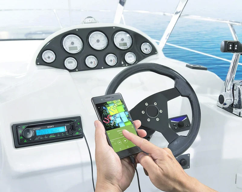 Sony MEX-M72BT Marine CD Receiver with Bluetooth and SiriusXM Ready