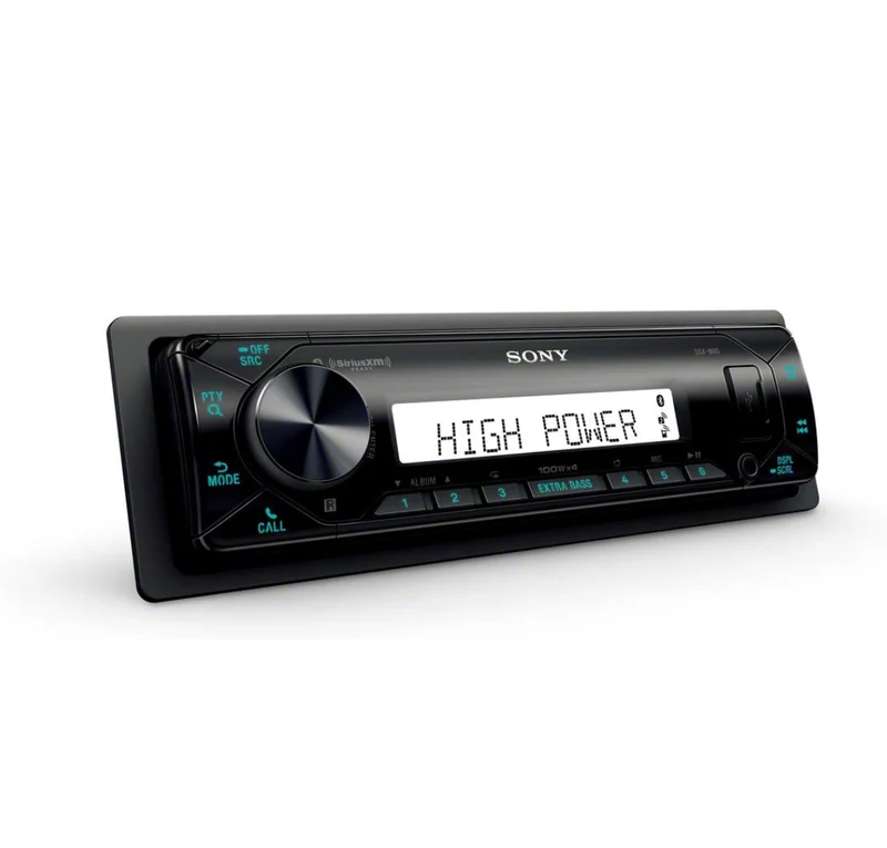 Sony DSX-M80 High Power 45W X 4 Rms Digital Media Receiver with Bluetooth and SiriusXM Ready