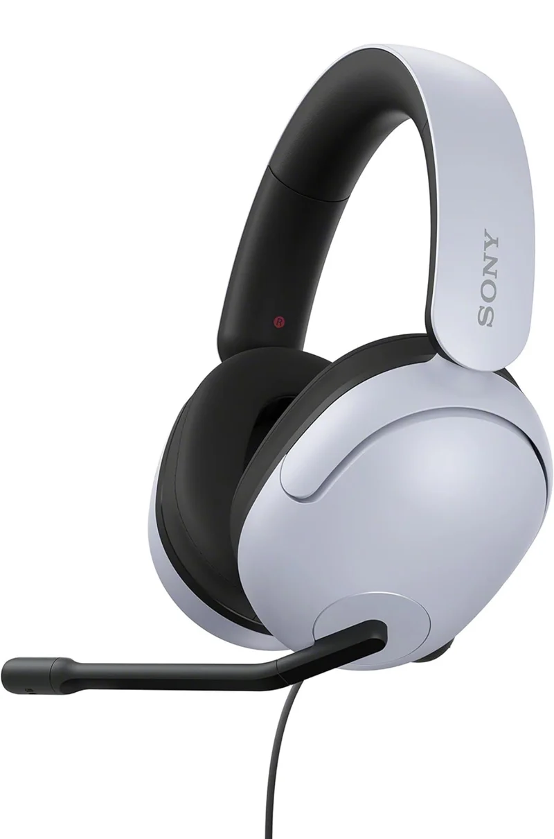 Sony INZONE H3 Wired Gaming Headphones With Mic, PS5 Headphones, Over-Ear Discord Certified MDR-G300 - (White)