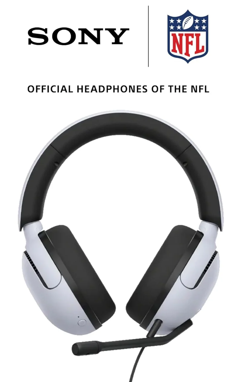 Sony INZONE H5 Wireless Gaming Headset, 360 Spatial Sound 28 Hour Battery, 2.4Ghz Wireless and 3.5mm Audio Jack- White