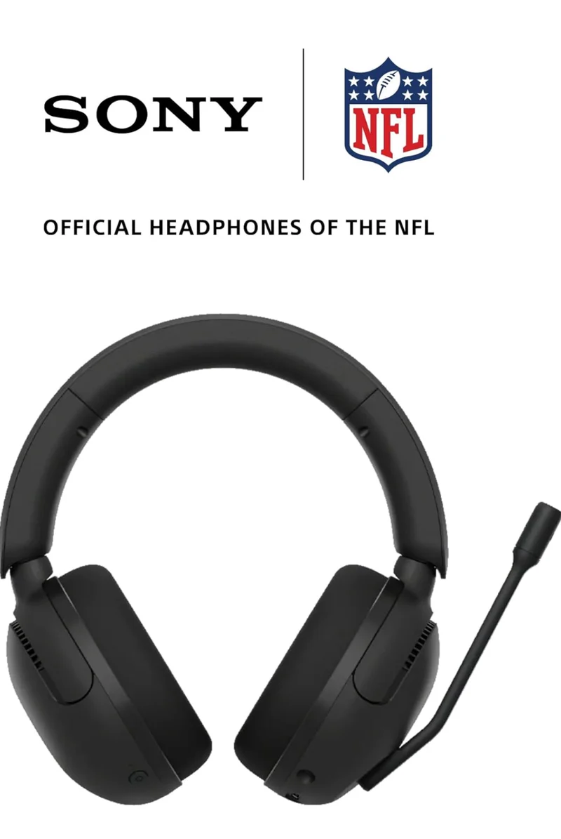 Sony INZONE H5 Wireless Gaming Headset, 360 Spatial Sound 28 Hour Battery, 2.4Ghz Wireless and 3.5mm Audio Jack - Black