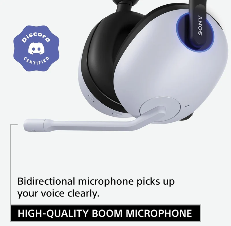 Sony INZONE H9 Gaming Headset, Wireless Noise Canceling Bluetooth Headset with Microphone, 360 Spatial Sound, for PC and PS5 (WH-G900N) - Black