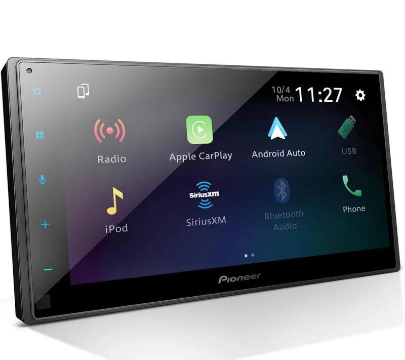 Pioneer DMH WNEX Digital Multimedia Receiver with Wireless Apple CarPlay and Android Auto, 6.8" Capacitive Touchscreen, Double-DIN, Built-in Bluetooth and WiFi, Amazon Alexa via App