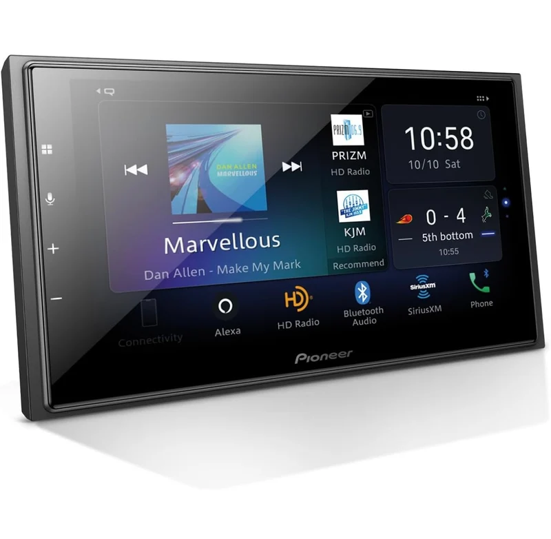 Pioneer DMHW- NEX Double Din Multimedia Digital Media Receiver, Wireless Apple CarPlay, Android Auto