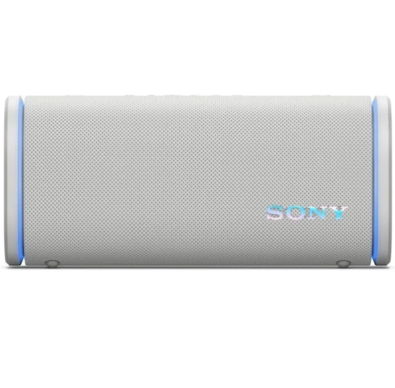 Sony ULT Field 5 Wireless Portable Bluetooth Speaker, IP67 Waterproof, Dustproof, and Rustproof with Enhanced Bass, 25 Hour Battery, 360° Party Light, and Shoulder Strap - (Off White)