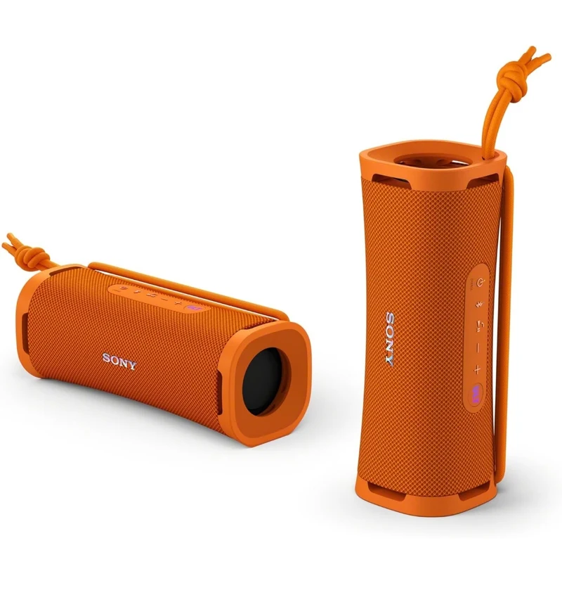 Sony ULT Field 1 Waterproof Portable Bluetooth Speaker, Enhanced Bass, 12h Battery, IP67 Rated Dustproof Shockproof Rustproof, Detachable Strap - Orange