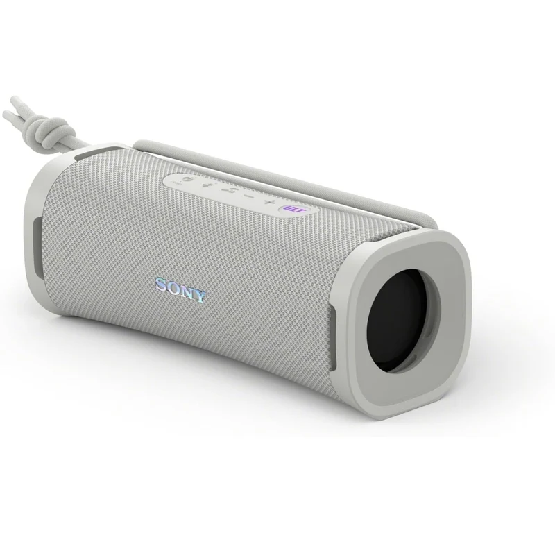 Sony ULT Field 1 Waterproof Portable Bluetooth Speaker, Enhanced Bass, 12h Battery, IP67 Rated Dustproof Shockproof Rustproof, Detachable Strap - Off White