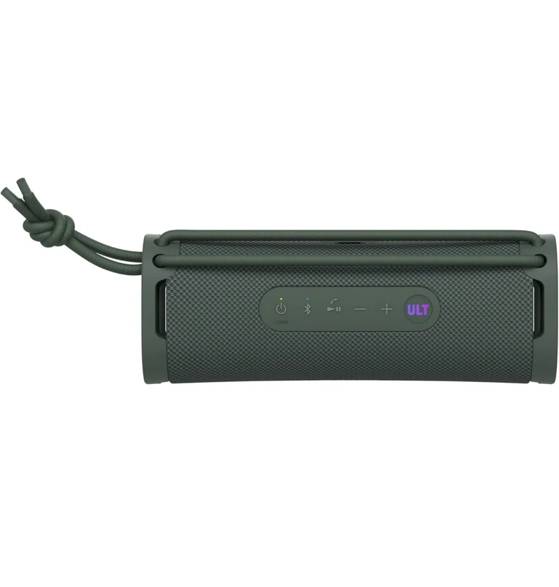 Sony ULT Field 1 Waterproof Portable Bluetooth Speaker, Enhanced Bass, 12h Battery, IP67 Rated Dustproof Shockproof Rustproof, Detachable Strap - Forest Gray
