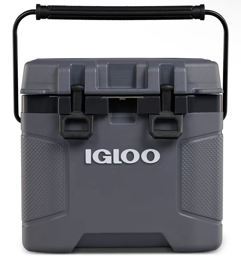 Igloo Trailmate Cooler 50Qt Durable Insulated Hard Shell Ice Chest - Carbonite