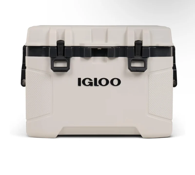 Igloo Trailmate Cooler 50Qt Durable Insulated Hard Shell Ice Chest - Bone