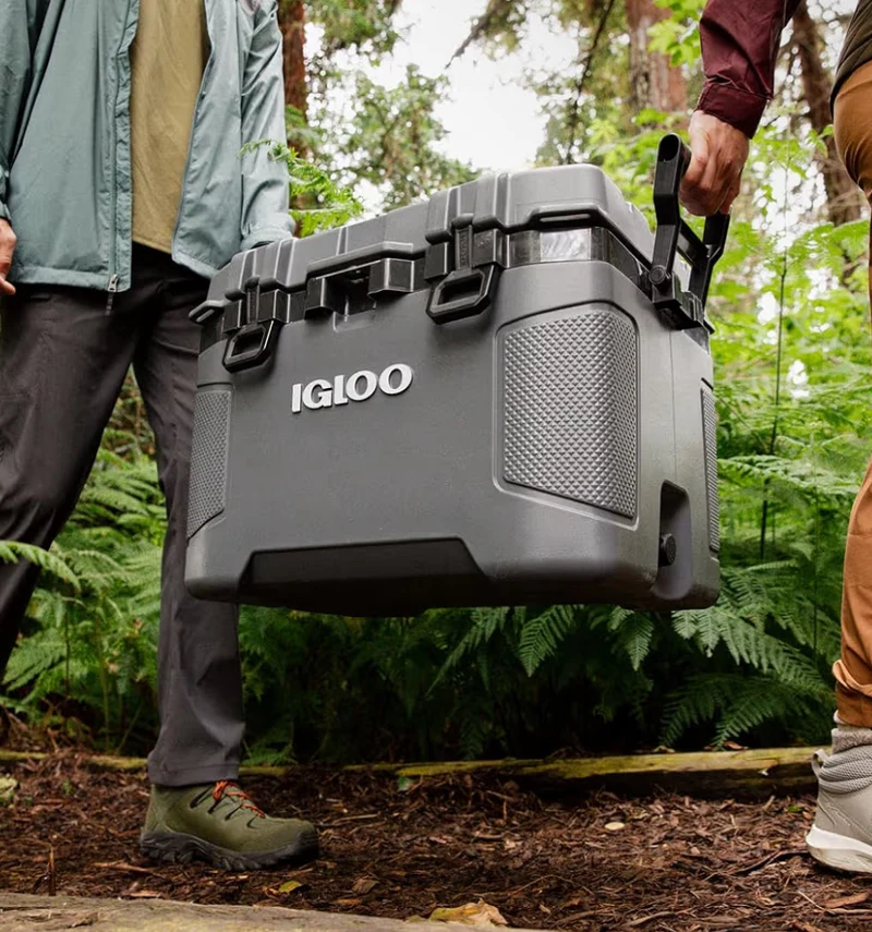 Igloo Trailmate Cooler 50Qt Durable Insulated Hard Shell Ice Chest - Bone
