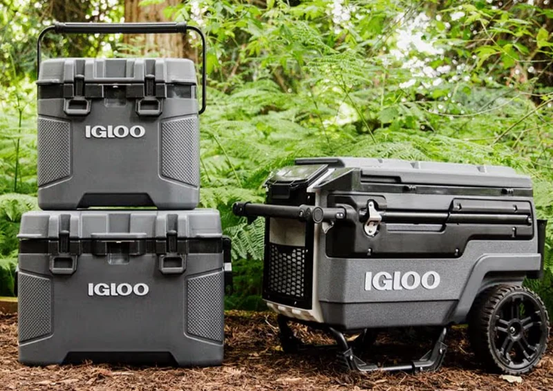Igloo Trailmate Cooler 50Qt Durable Insulated Hard Shell Ice Chest - Spruce