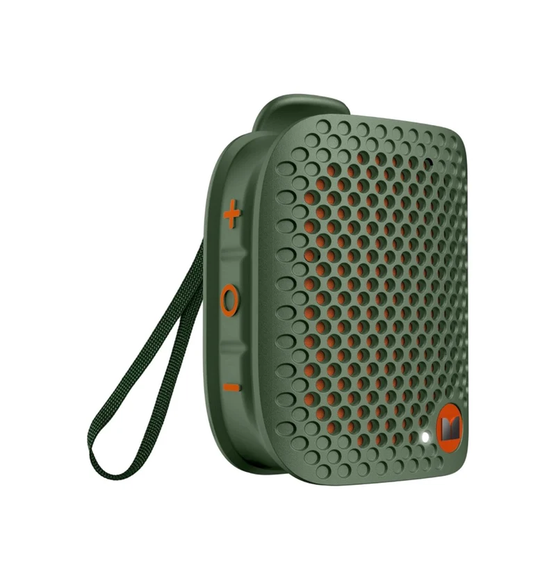 Monster Blaster Micro Clip-On Wireless Portable Speaker w/ Built-in Mic (Green)