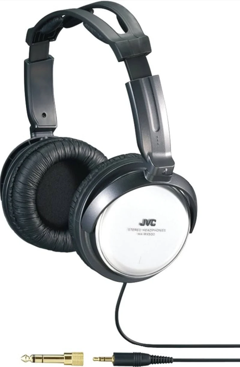 JVC HARX500 Full-Size Headphones (Silver)
