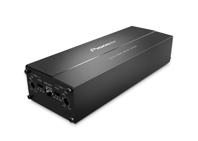 Pioneer GM-DX104 4-Channel Class D Bridgeable Car Amplifier – 400W Max Power, 45W RMS