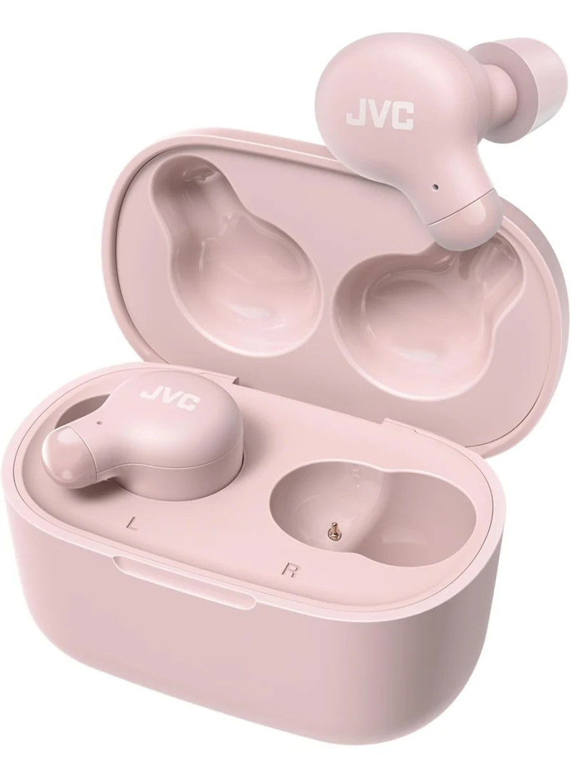 JVC Marshmallow True Wireless Bluetooth 5.3 Earbuds – 28H Battery, Memory Foam Earpieces for All-Day Comfort, IPX4 Water Resistant, Mic, Compact Case, for iPhone & Android