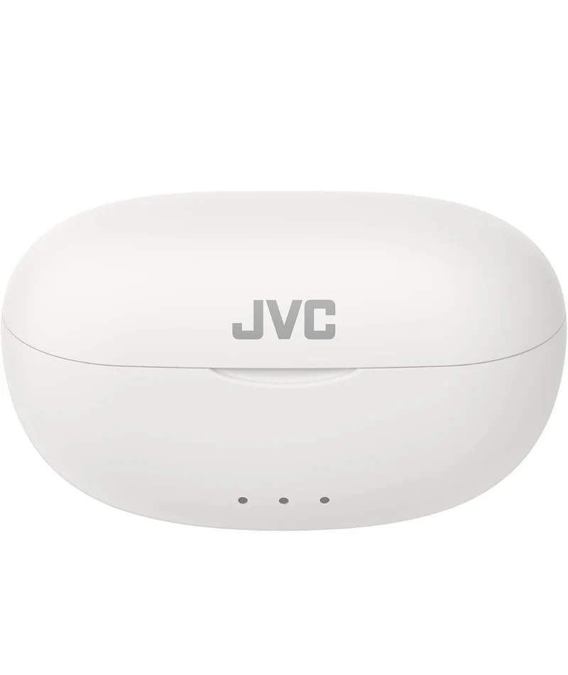JVC Gumy True Wireless Earbuds, Bluetooth 5.3, Charging Case, 24-Hour Playback, IPX4 Water Resistant, Comfortable Secure Fit with XS/S/M/L Earpieces, Built-in Mic for Calls, iPhone/Android/PC - HAA7T2