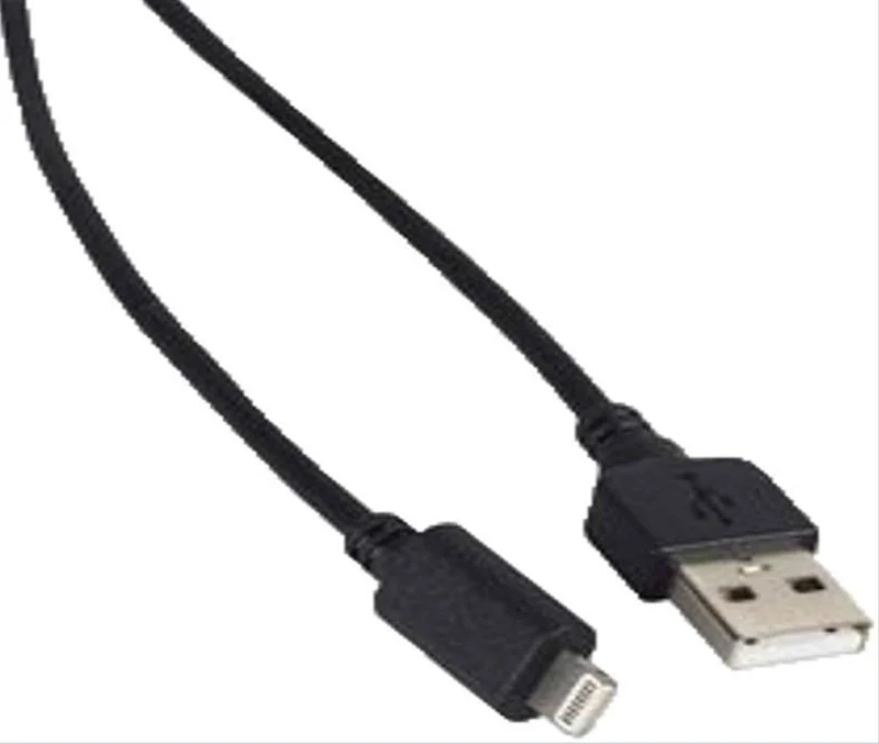 JVC KS-U62 32" Lightning-to-USB Cable for iPhone – Durable Cable for Music Playback, Charging, and Device Control – Compatible with Any USB-Equipped Devices and Receivers
