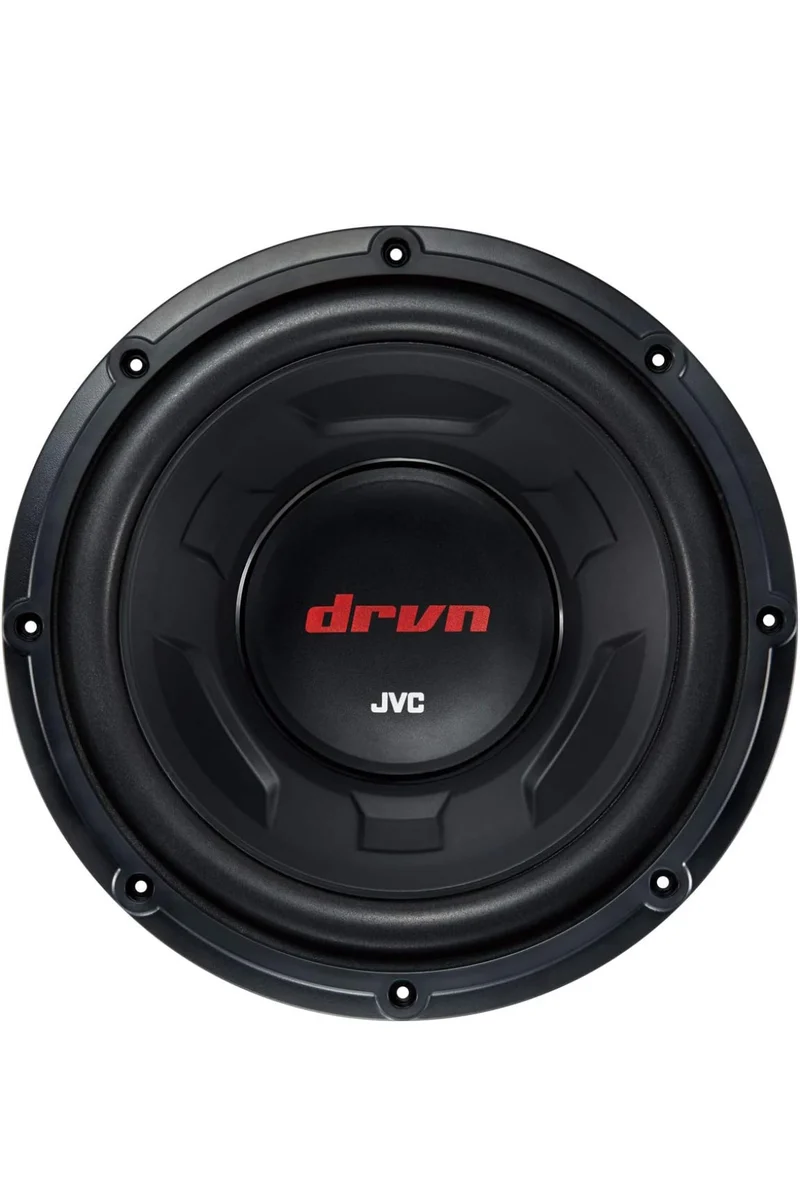 JVC CW-DR124 DRVN 12" 4-ohm 350 Watt Car Audio Subwoofer- Single (Black) with Dependable Low-Frequency Punch