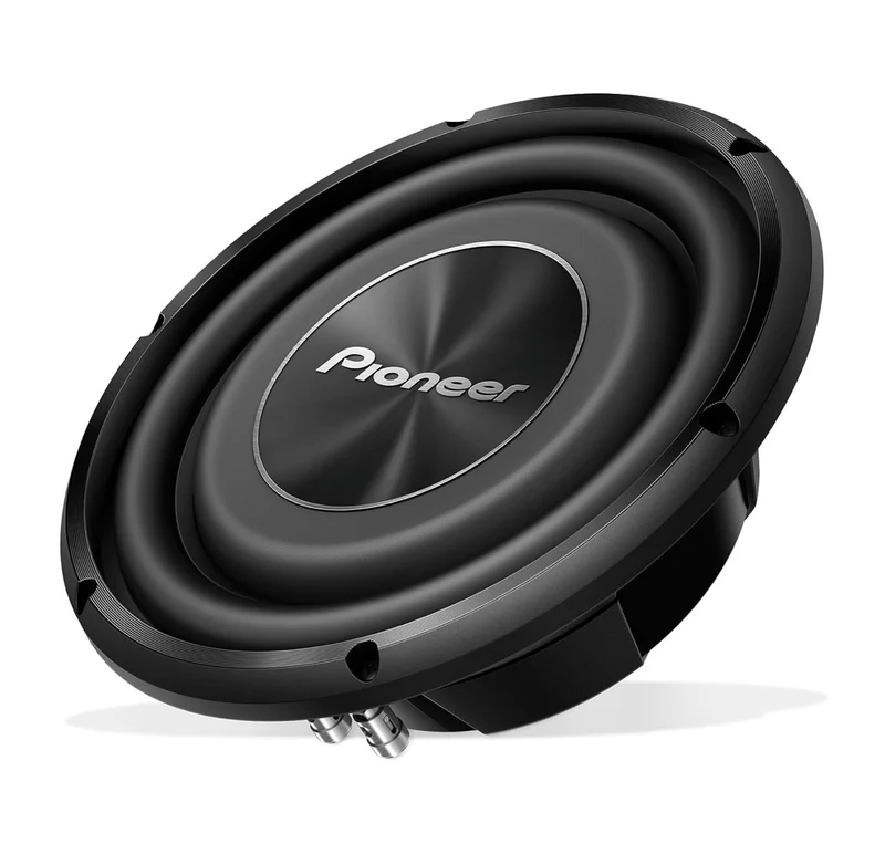 Pioneer TS-A2500LS4 10” Shallow Mount Component Subwoofer, 1200 Watts Max Power