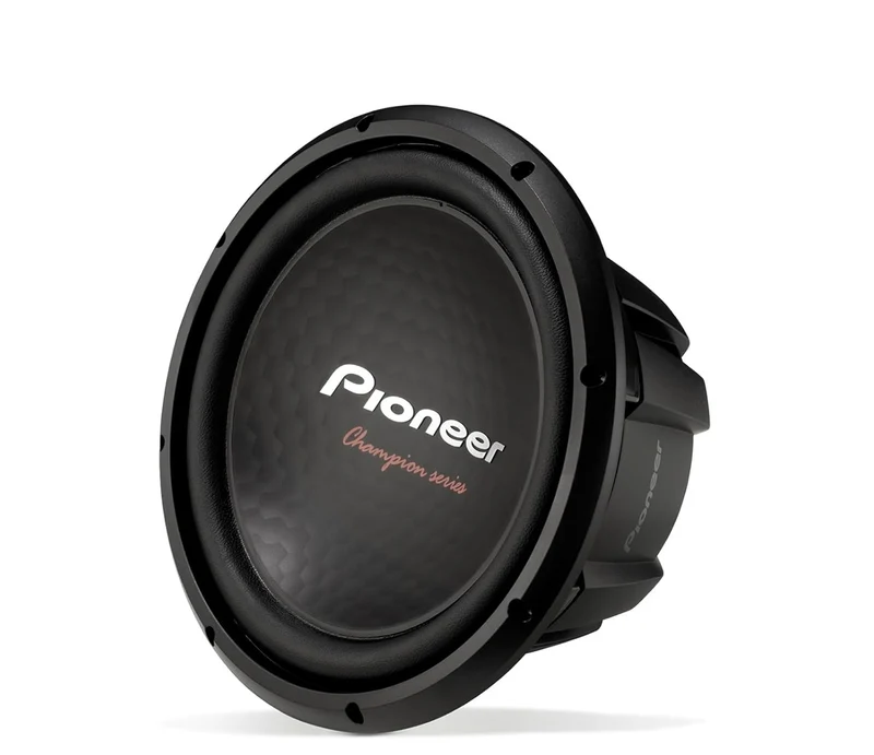 Pioneer TS-A301D4 - Powerful 12-inch Subwoofer, 1600 Watts Peak Power, Dual 4 Ohm Voice Coil for Powerful Bass
