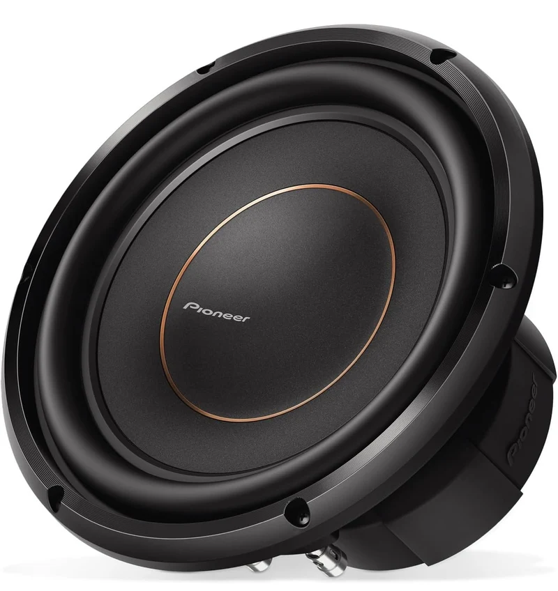 Pioneer TS-D10D4 - Powerful 10-inch Subwoofer, 1500 Watts Peak Power, Dual 4 Ohms Voice Coil for Deep Bass Sound