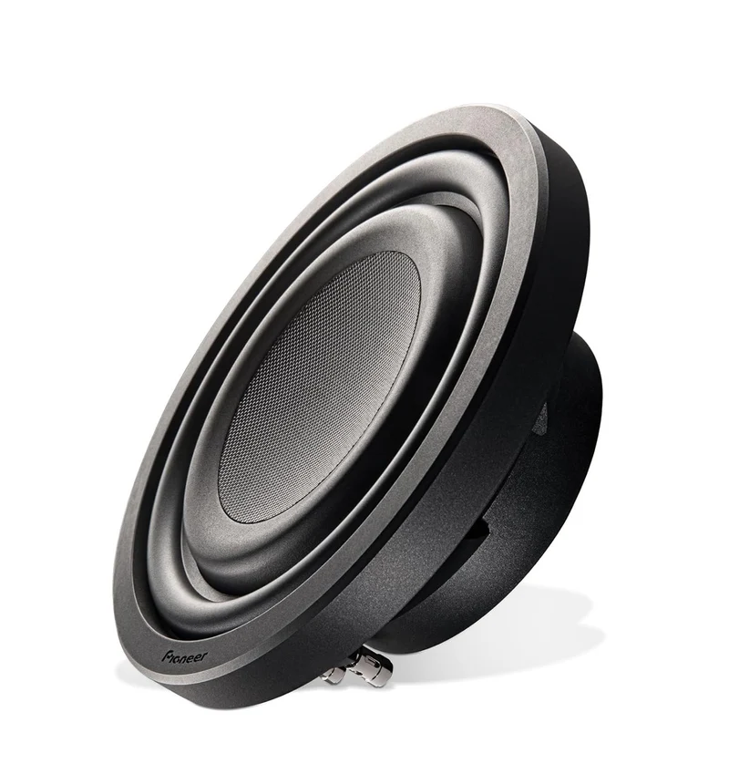 Pioneer TS-Z10LS2 10” Oversized Subwoofer, Shallow Design, Easy Installation and Flexible Fit, 1300 Watts Peak Power, Single 2 Ohms Voice Coil for Deep, Enhanced Bass Response