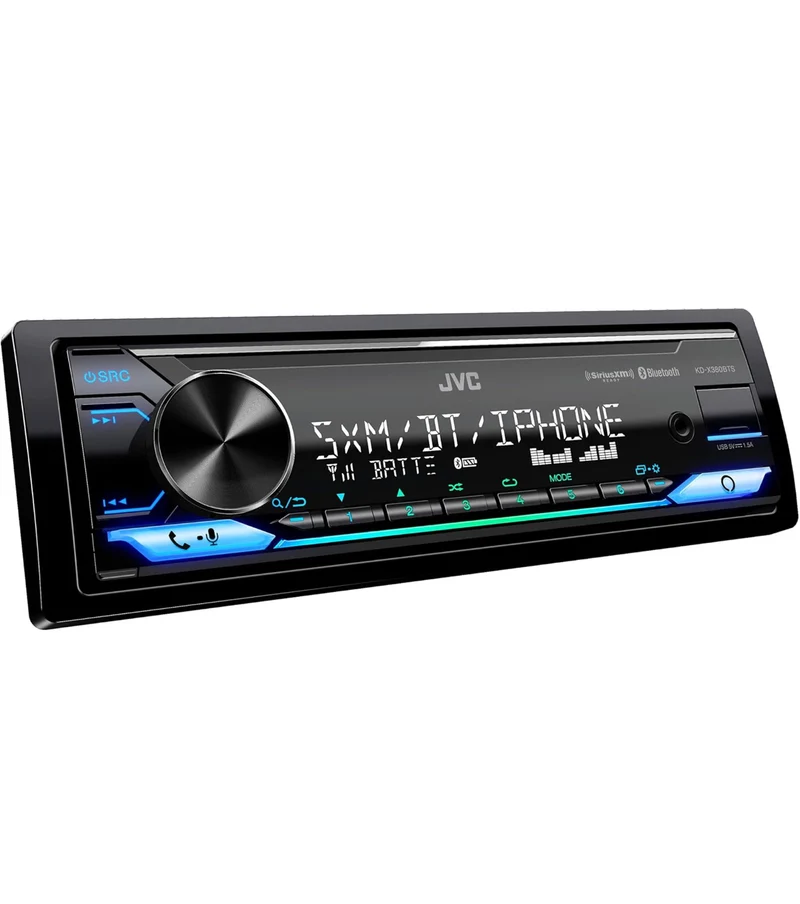 JVC KD-X380BTS Digital Media Car Receiver Featuring Bluetooth, USB, SiriusXM, Amazon Alexa