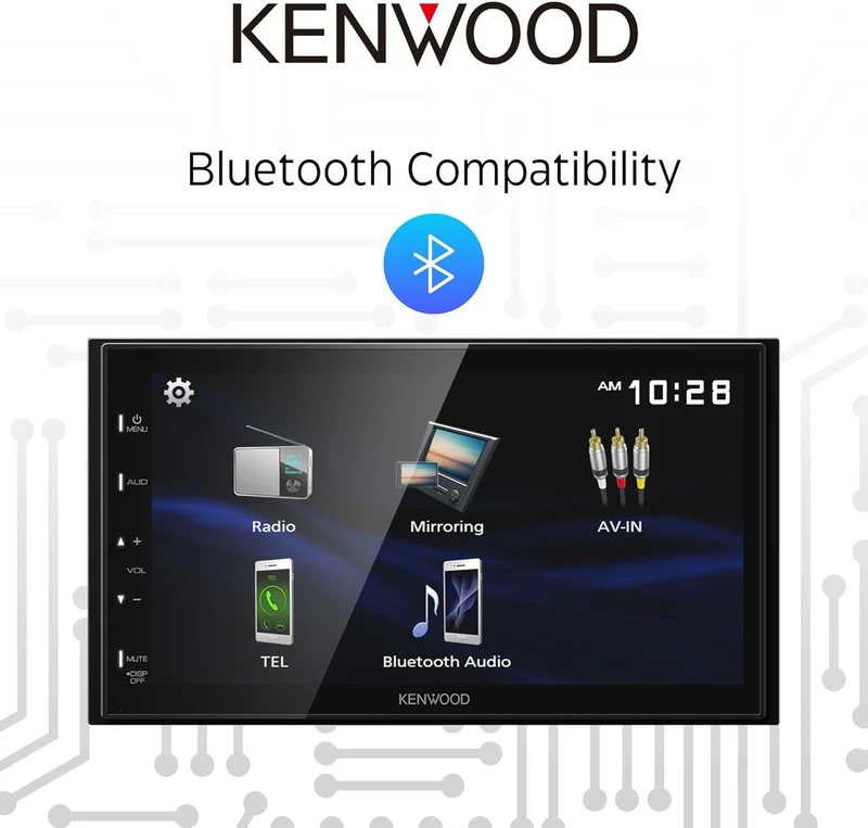 Kenwood DMX129BT Multimedia Receiver with Bluetooth