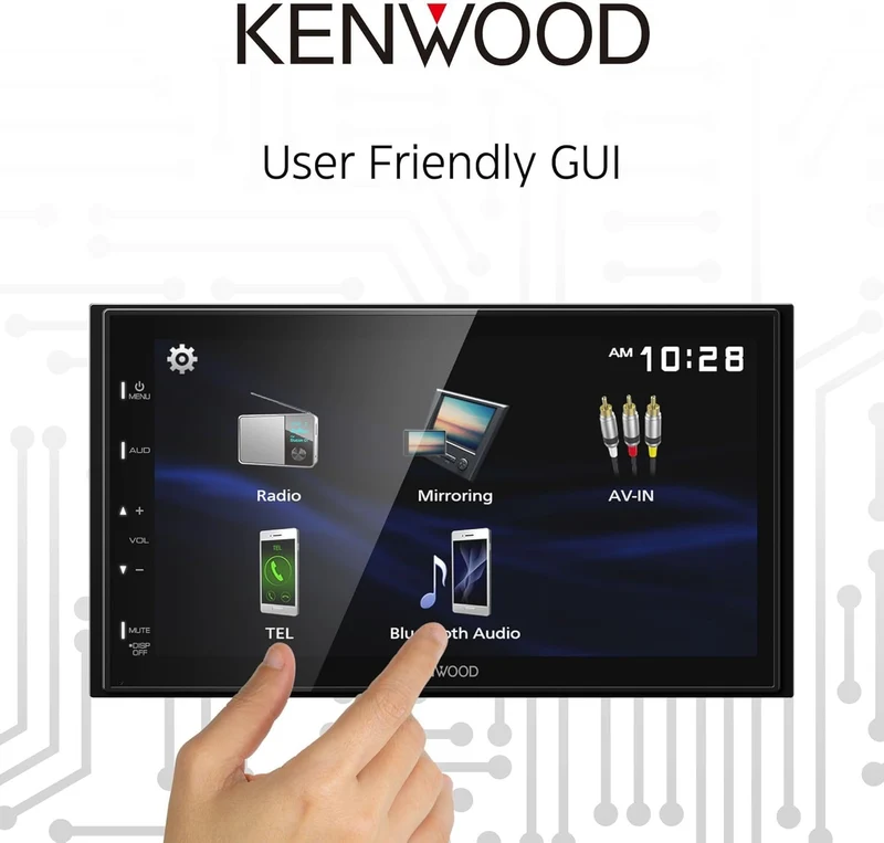 Kenwood DMX129BT Multimedia Receiver with Bluetooth