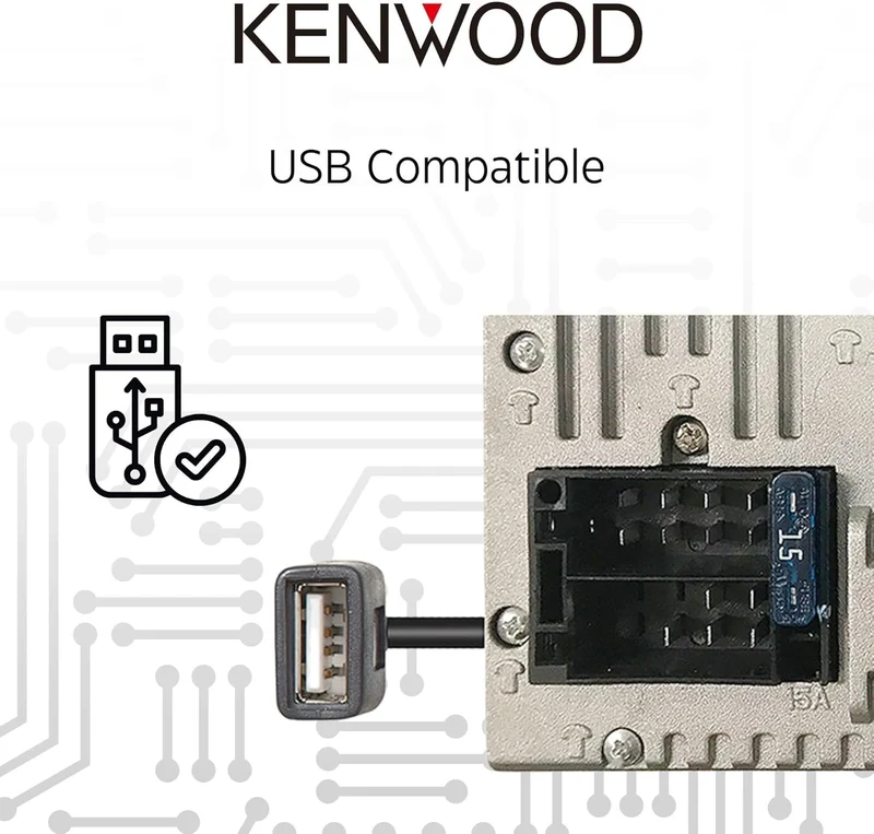 Kenwood DMX129BT Multimedia Receiver with Bluetooth
