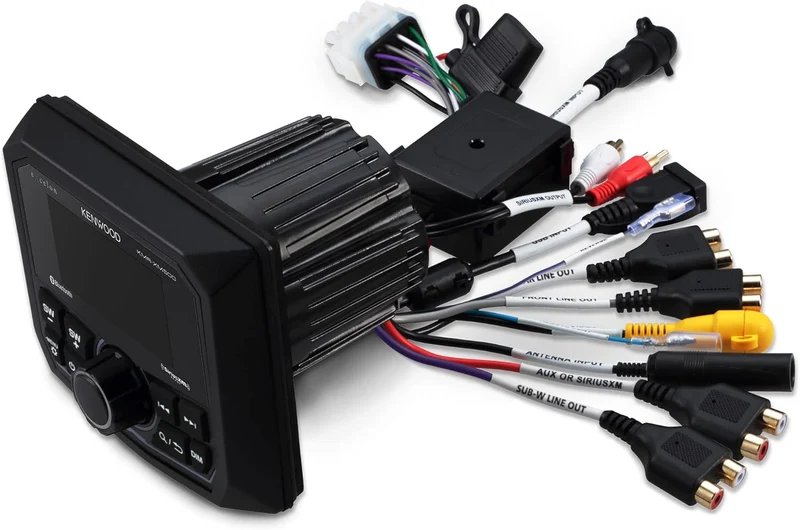 Kenwood KMR-XM500 eXcelon Marine & Motorsport Waterproof Digital Media Receiver with Corrosion Resistance & Bluetooth