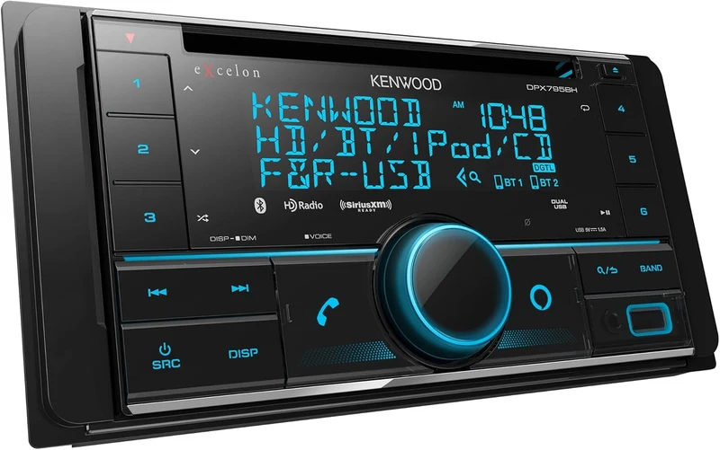 Kenwood Excelon Double DIN Bluetooth in-Dash Car Stereo CD Receiver with Amazon Alexa Compatibility